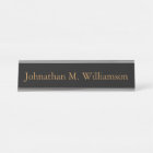Personalised Custom Monogram Desk Name Plate