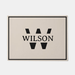 Personalised Custom Monogram Family Name Doormat