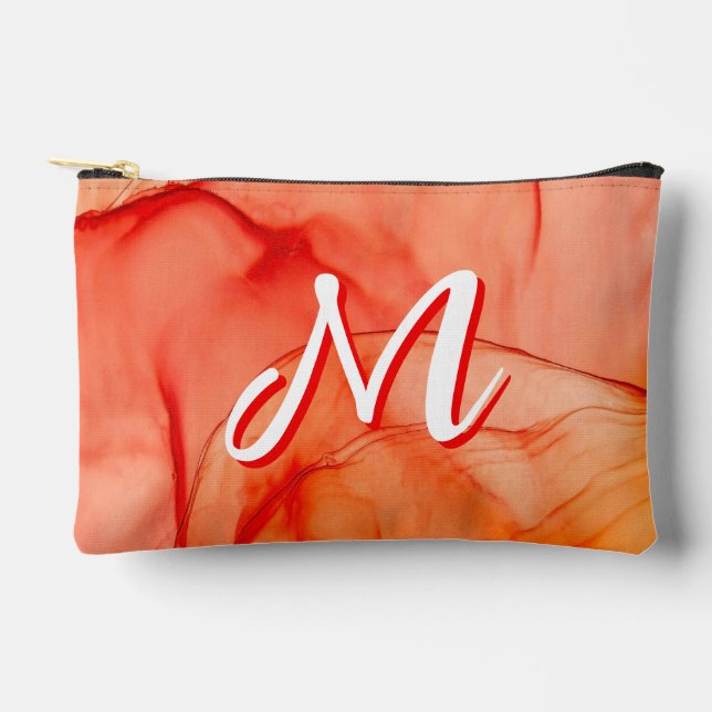 Personalised Custom Monogram Makeup and Accessory Pouch (Front)