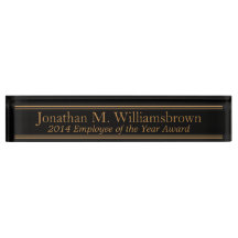 Personalised Custom Monogram Name Plate