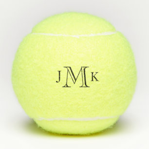 Personalised Custom Monogram  Tennis Balls