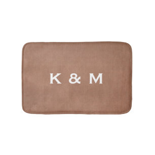 Personalised Custom Monogrammed Bath Mat