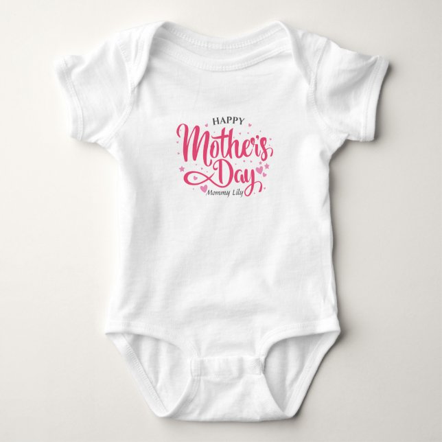 Personalised Custom Mother's Day | Bodysuit (Front)