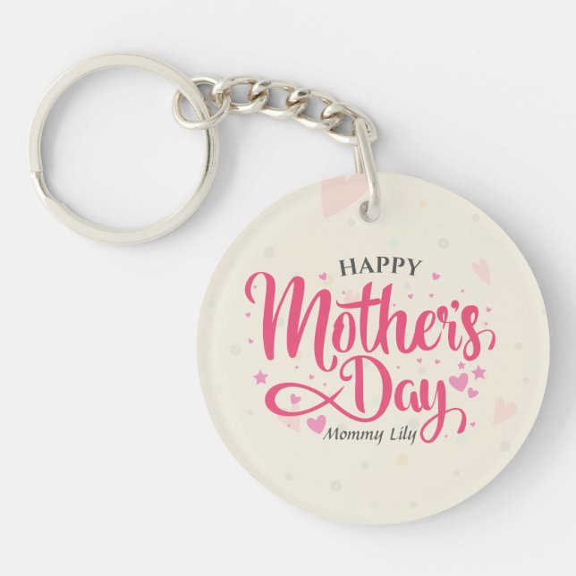 Personalised Custom Mother's Day | Keychain (Front)