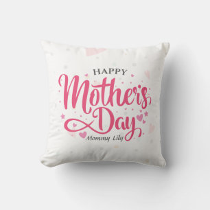 Personalised Custom Mother's Day   Throw Pillow