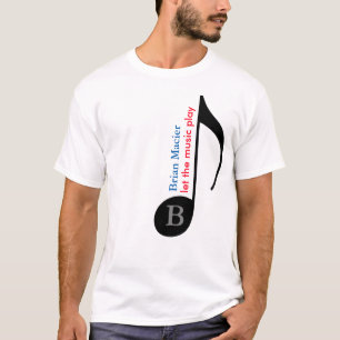 personalised / custom musical note T-Shirt