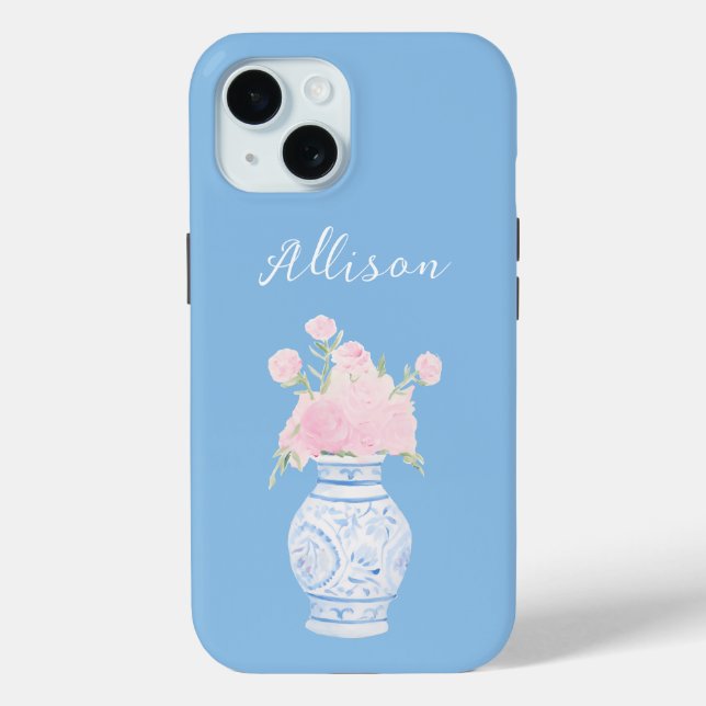 Personalised Custom Name Chinoiserie Ginger Jar Case-Mate iPhone Case (Back)