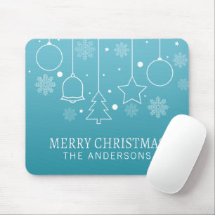 Personalised Custom Name Christmas   Mousepad