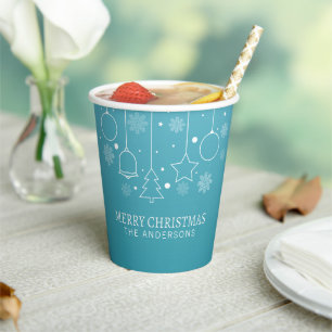 Personalised Custom Name Christmas   Paper Cup