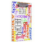 Personalised Custom Name Collage Colourful