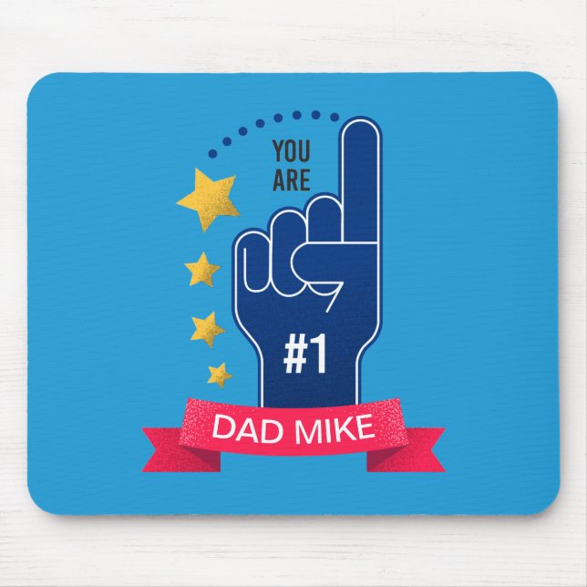 Personalised Custom Name Father's Day | Mouse Pad (Front)