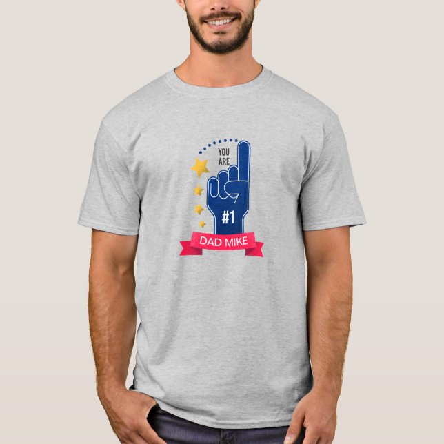 Personalised Custom Name Father's Day | Shirt (Front)