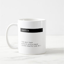 Personalised Custom Name Funny Cool Twin