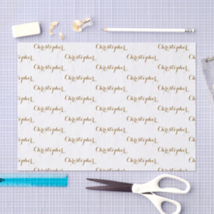 Personalised Custom Name Gift Tissue Paper