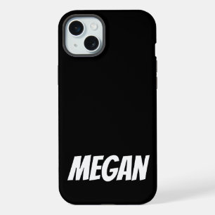 Personalised Custom Name Minimal iPhone Cases 