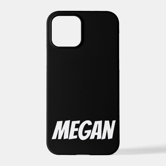 Personalised Custom Name Minimal iPhone Cases  (Back)
