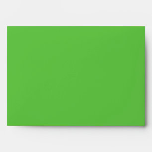 Personalised Custom Name Minimal Monogram Green  Envelope