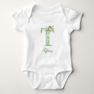 Personalised Custom Name Monogram   Bodysuit