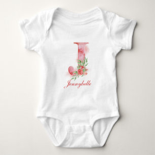 Personalised Custom Name Monogram   Bodysuit