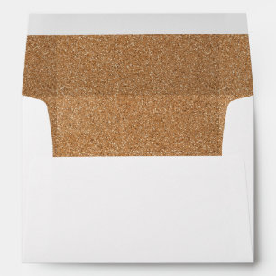 Personalised Custom Name Monogram Wedding white. Envelope