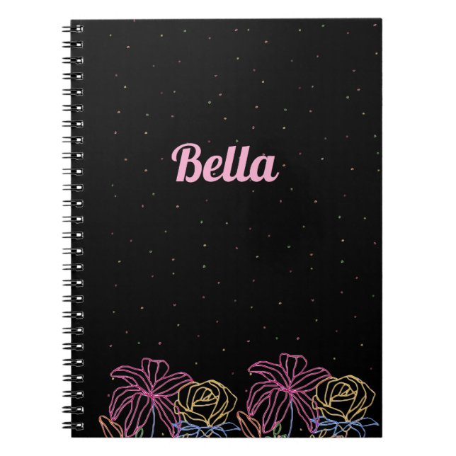 Personalised Custom Name Notebook  (Front)