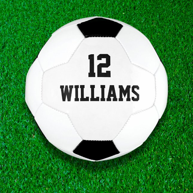 Personalised Custom Name Number Soccer Ball (Creator Uploaded)