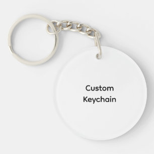 Personalised Custom Name, Photo & Company Logo Key Ring