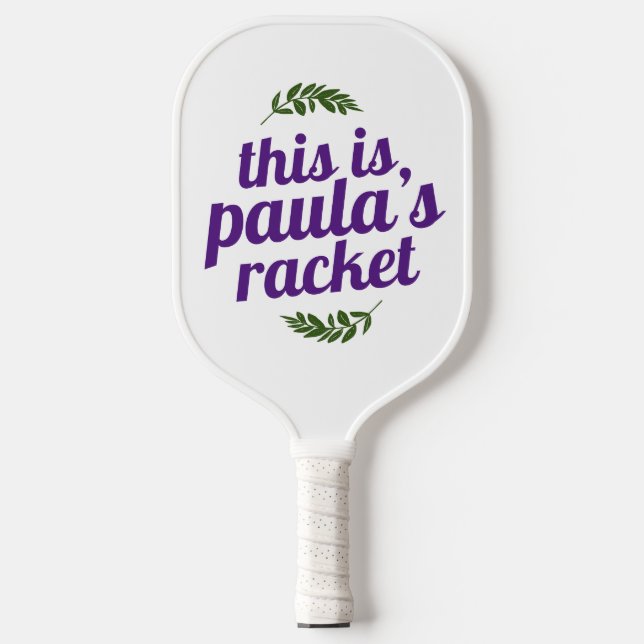 Personalised Custom Name Pickleball Racket Pickleball Paddle (Front)