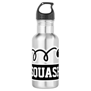 Personalised custom name squash sports 532 ml water bottle