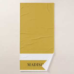 Personalised Custom Name Stylish Bath Towel