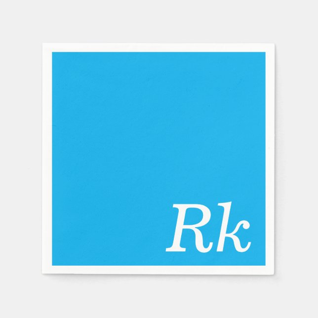 Personalised Custom Name Stylish Modern Elegant. Napkin (Front)
