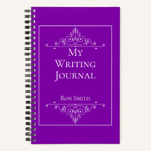 Personalised Custom Name Writer’s Notebook Gift
