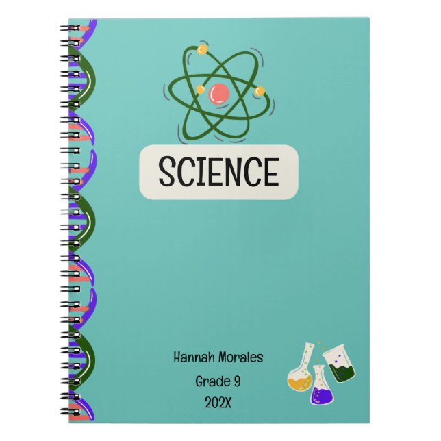 Personalised Custom Notebook for Students  (Front)