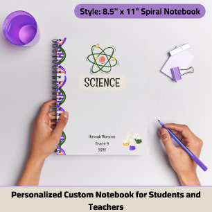 Personalised Custom Notebook for Students