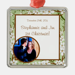 Personalised Custom Ornament Dogwood Flowers
