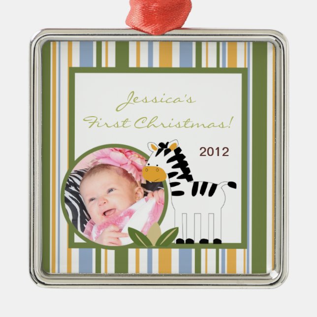Personalised Custom Ornament Safari Friends (Front)