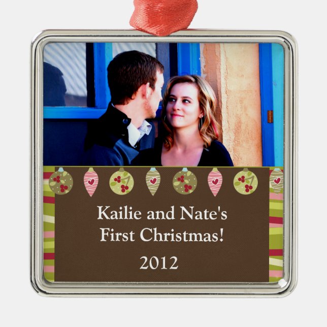 Personalised Custom Ornaments Assorted Christmas (Front)