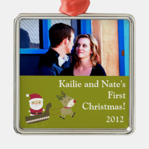 Personalised Custom Ornaments Santas Coming to Tow