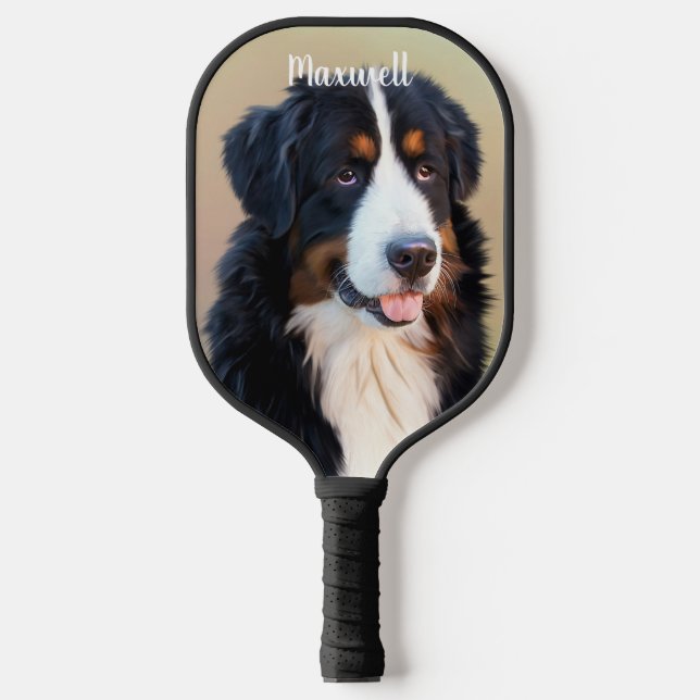 Personalised Custom Pet Photo Dog Owners Pickleball Paddle (Front)