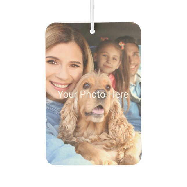 Personalised Custom Photo Air Freshener (Front)