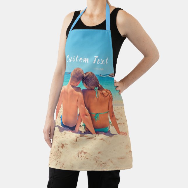 Personalised Custom Photo and Text Apron (Insitu)