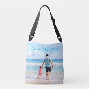 Personalised Custom Photo and Text Crossbody Bag