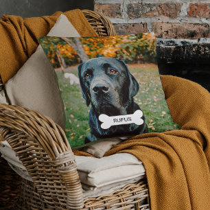 Personalised Custom Photo And Text Pet Dog Cushion