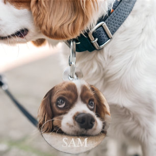 Personalised Custom Photo And Text Pet Tag