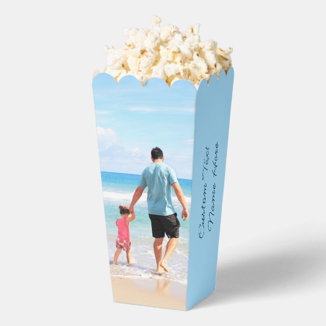 Personalised Custom Photo and Text Popcorn Boxes (Popped)