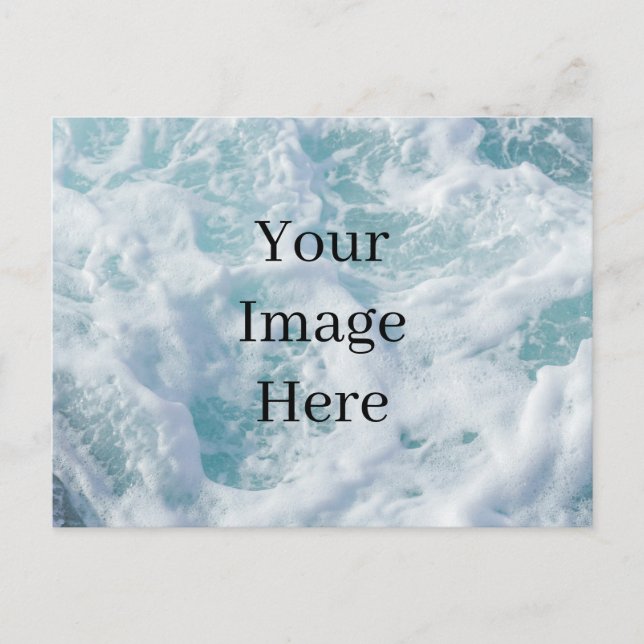 Personalised Custom Photo and Text Postcard (Front)