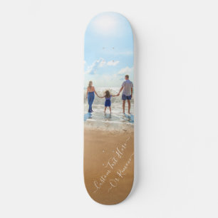 Personalised Custom Photo and Text Skateboard