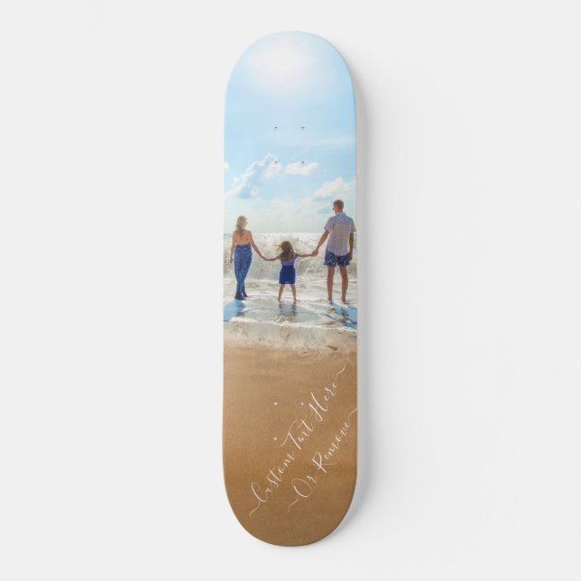 Personalised Custom Photo and Text Skateboard (Front)