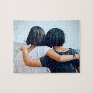 Personalised Custom Photo Best Friends Jigsaw Puzzle
