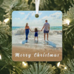 Personalised Custom Photo Christmas Ornament<br><div class="desc">Custom Photo Christmas Ornaments - Your Own Design with Family - Merry Christmas - Personalised Family / Friends or Personal Christmas Ornament Gift - Add Your Photo / Text - Resize and move or remove and add elements / text with Customisation tool ! Choose / add your favourite font /...</div>